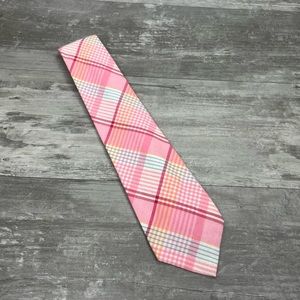 Polo Ralph Lauren Pink Plaid Flannel Cotton Tie
